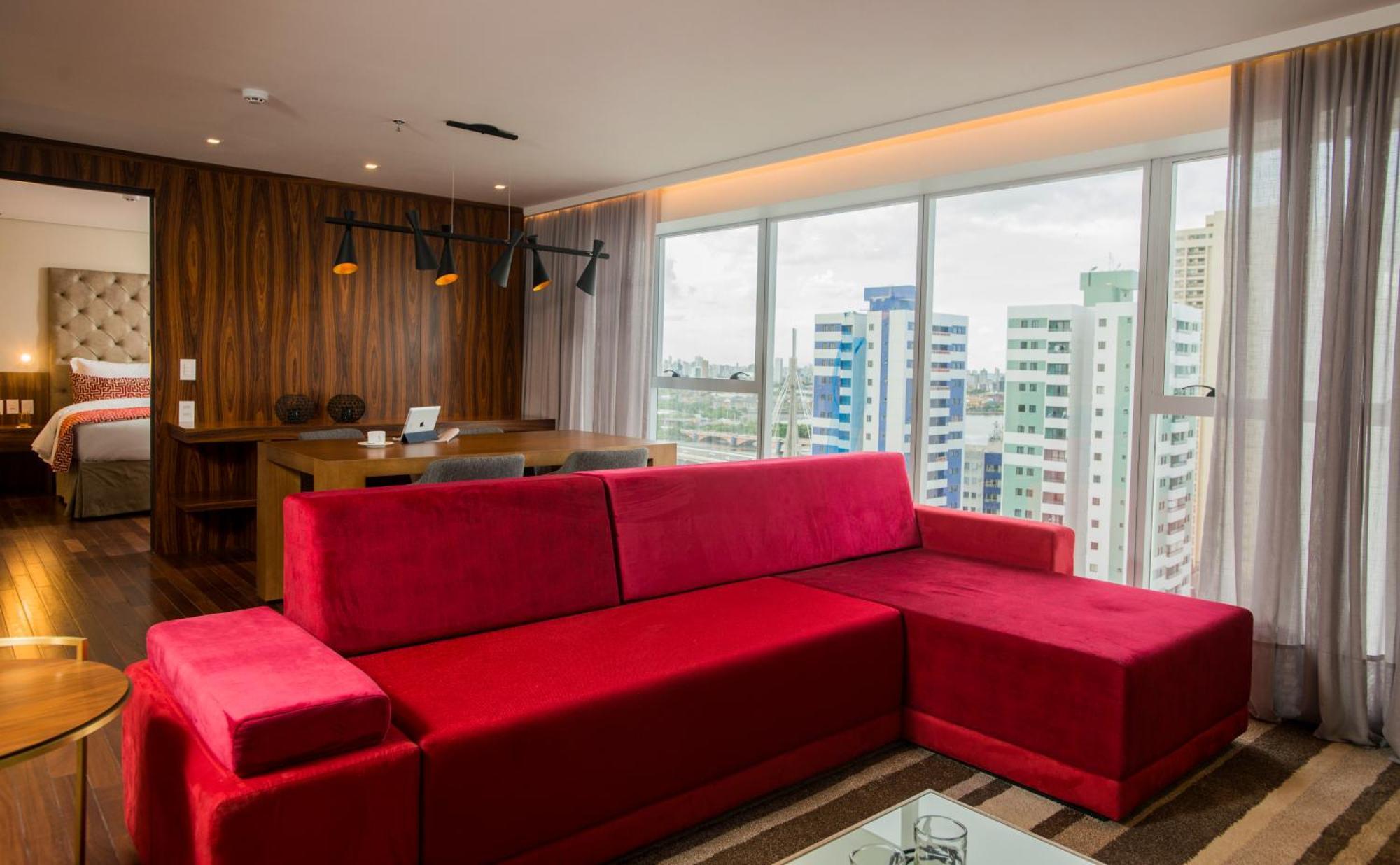 Hotel Luzeiros Recife Szoba fotó A modern living room